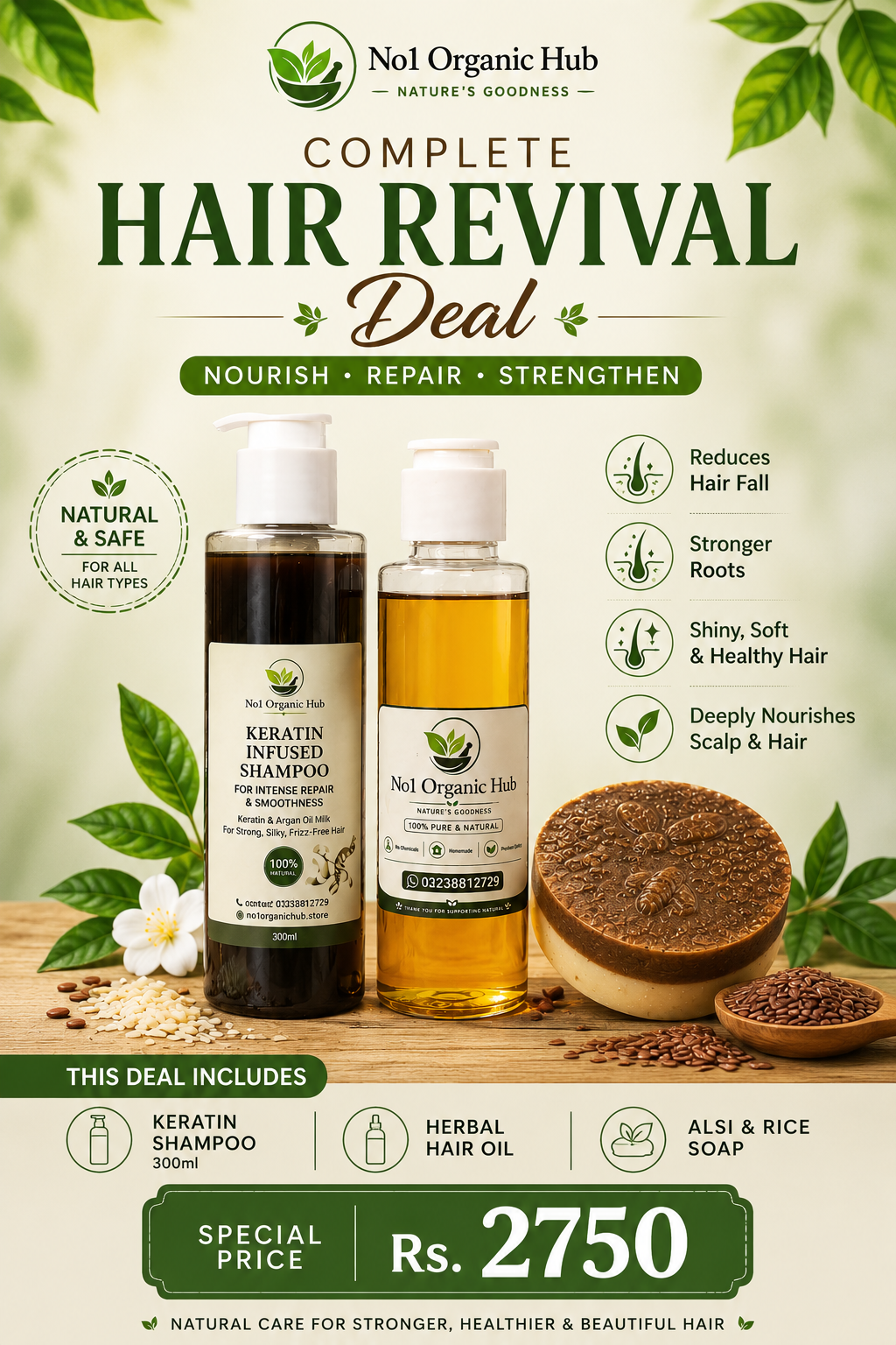 No1 Organic Hub Hair Revival Deal